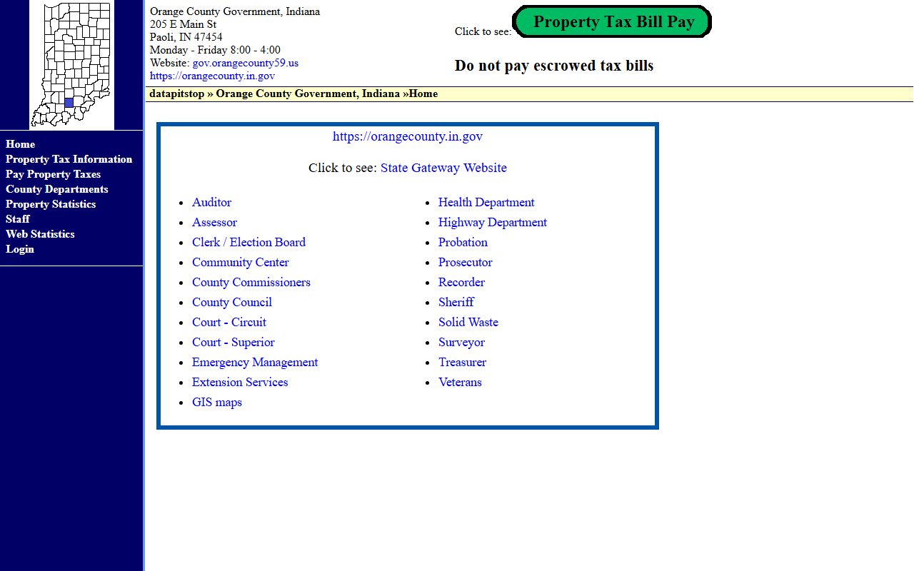 Orange County Clerk records official county domain